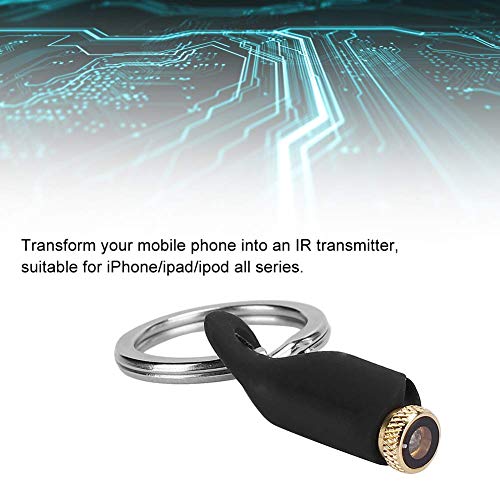 Mini Smartphone IR Remote Controller Adapter for ios Smart Phone Mini Infrared Universal Control All in One Air Conditioner/TV/DVD/STB (Jack for ios-Lightning)