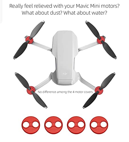 Aluminium Motor Caps for DJI Mavic Mini, Mini 2, Mini SE, Mini 3/4 Pro (view 2)