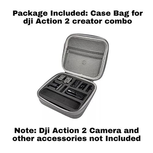 Carrying case Bag For DJI Action 2 Creator Combo Pack Camera Protective Storage Case Accessories (Case for Creator Combo) GetZget