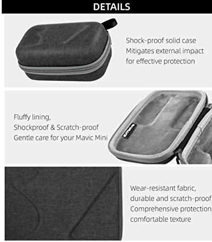 Carrying case for Mini For DJI Mavic Mini/Mini 2/ Mini SE Storage Bag for Drone Body Only(Drone Not Included) GetZget