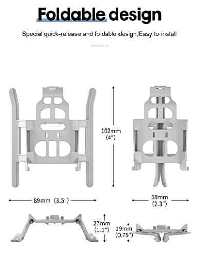 Height Extender For Dji mini 3 Pro Foldable Landing gear Hight Extension accessories (Landing Gear(Light)) GetZget