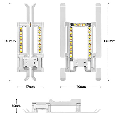 LED Height Extender for DJI Mini 2 Foldable Landing Gear Night Flight Lights for DJI Mavic Mini 2/DJI Mavic Mini Accessories(NO Drone) GetZget