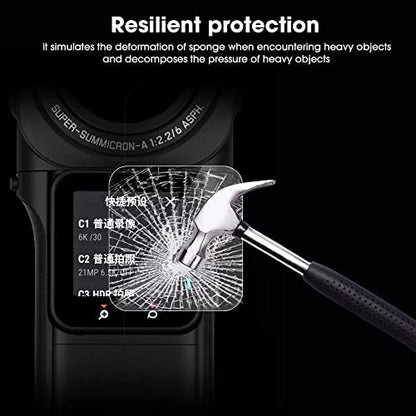 Tempered Glass For Insta360 One Rs Screen Scratch Guard Glass Accessories(2pcs Glass) GetZget