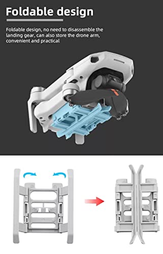 Height Extender For DJI Mavic Mini/Mini 2/ Mini SE Foldable Landing Gear Accessories (Folding Landing Gear) GetZget