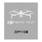 Drone Stickers for Car Glass Or Body DJI Mavic Pilot Waterproof Sticker Accessories GetZget