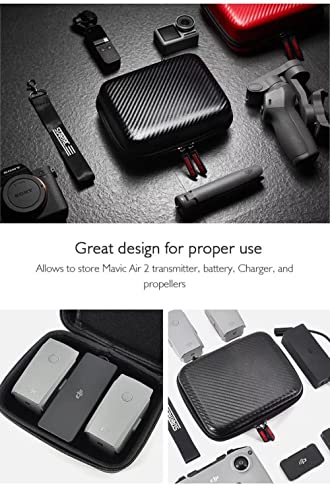 RC PU Bag For DJI Mavic 3/ DJI Air 2/ DJI Air 2s/ DJI Mini 2/ Mini 3 Pro Remote Controller Carrying Case Bag GetZget