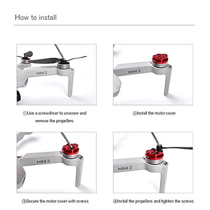 Motor Cover Cap For DJI Mavic Mini 2/Mini SE Drone Dustproof/ Waterproof