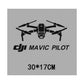 Drone Stickers for Car Glass Or Body DJI Mavic Pilot Waterproof Sticker Accessories GetZget