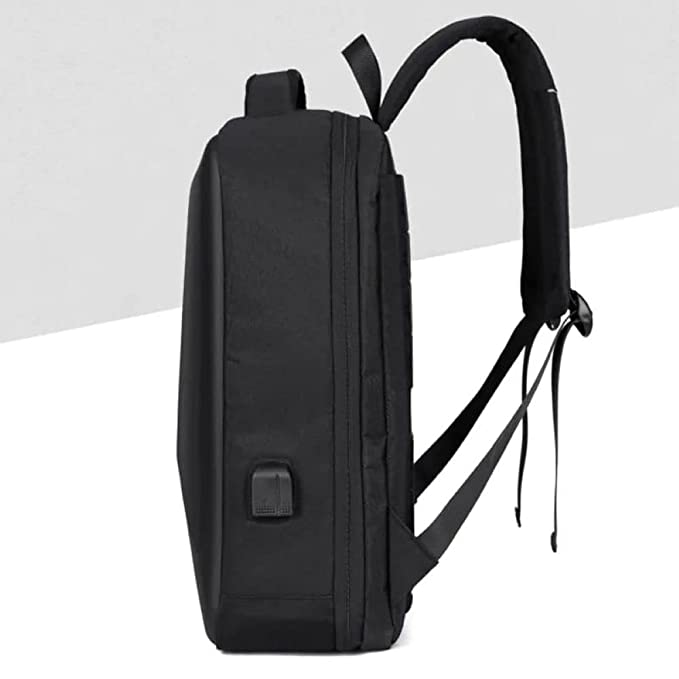 Laptop Carrying Case Bag Multipurpose Fashion Hard Case Backpack for School/ College/ Office With Charging Port & Number Lock GetZget