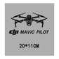 Drone Stickers for Car Glass Or Body DJI Mavic Pilot Waterproof Sticker Accessories GetZget
