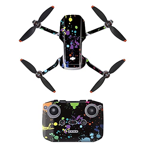 Scratch-Proof Vinyl Skin Sticker for DJI Mini 2 Drone and Remote Controller (view 9)