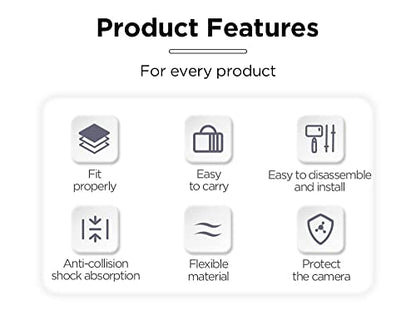 Silicone Cover for DJI Osmo Action Protective Scratch Proof Case Black GetZget