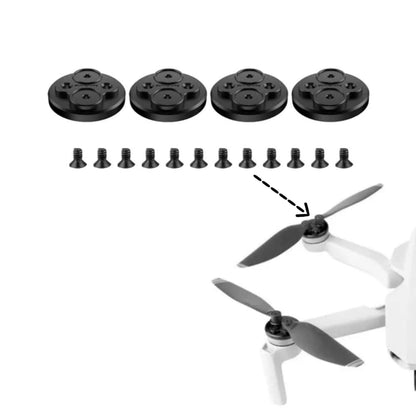 4PCS Upgraded Motor Cover Cap Compatible with DJI Mavic Mini 2 Only Dustproof, Waterproof, Scratchproof not for Mavic Mini(Mini 2 Motor Cap Black) GetZget