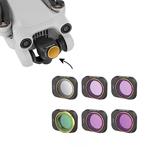Filters 6 in 1 Set For Dji mini 3 & 3 Pro Nd Filters MCUV+CPL+ND4+ND8+ND16+ND32