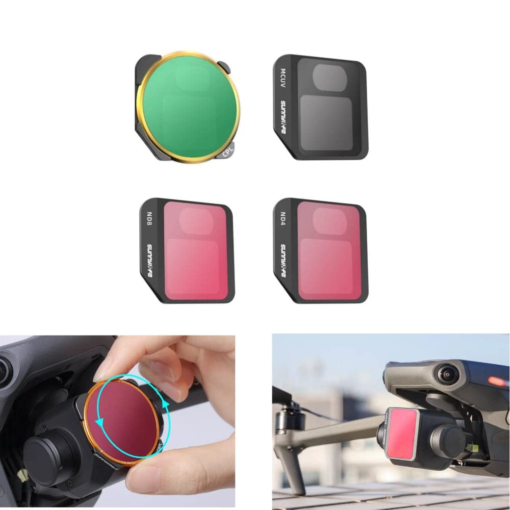 4 in 1 Mix Filters Set For DJI Mavic 3 Gimbal Camera Nd Filters Accessories GetZget