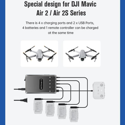 120W Fast Charger for DJI Air 2 & Air2s Charging Hub Accessories GetZget
