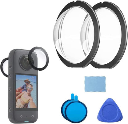 Combo Tempered Glass for Insta360 One X3 Screen Glass & Lens Protector Cover Cap Accessories GetZget