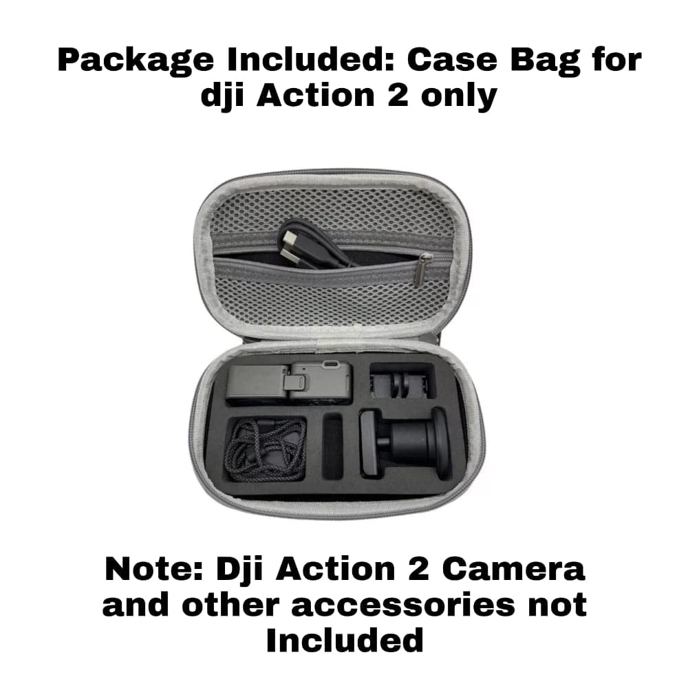 Carrying case Bag Compatible with DJI Action 2 Camera Protective Storage Case Accessories GetZget