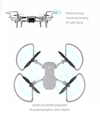 Props Guard For DJI Mavic Mini/Mini 2/ Mini SE Propeller Guard with Height Extender Built-in GetZget