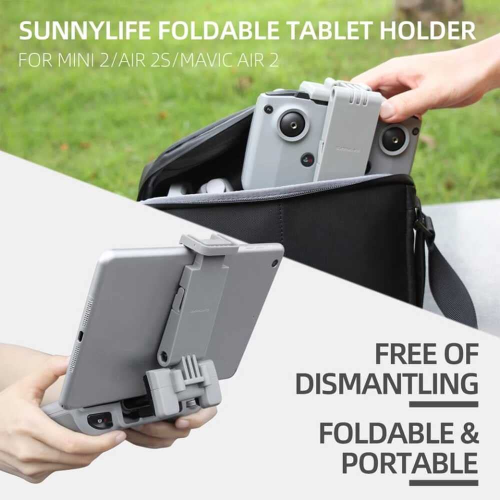 Foldable Tablet, iPad Holder for DJI Mini 3 Pro/Mini 2/ Air 2 & Air 2S/ Mavic 3 (N1RC Remote Controller) GetZget