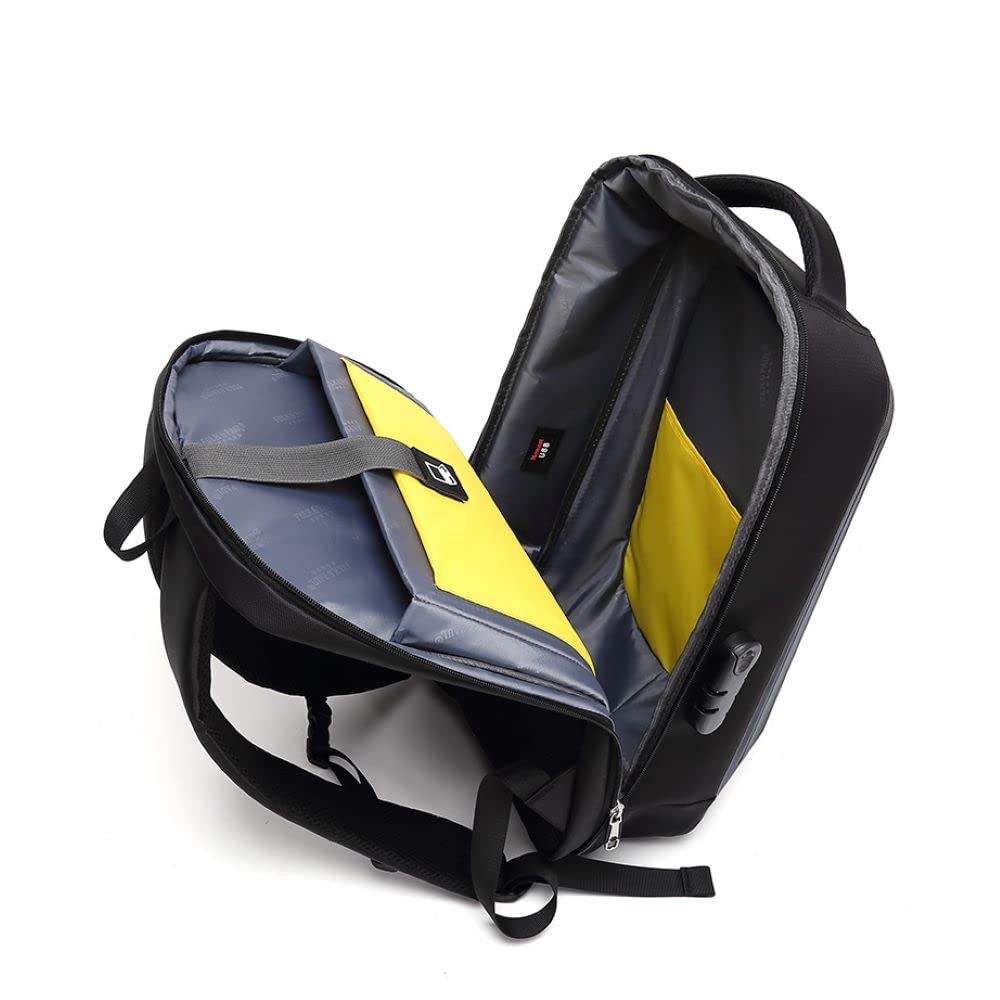 Anti-Theft Hard Case Laptop Backpack with Charger and Earphone Jack (view 4)