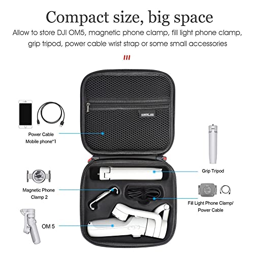 Carrying Case for DJI OM 5 Mobile Gimbal and Accessories (view 7)