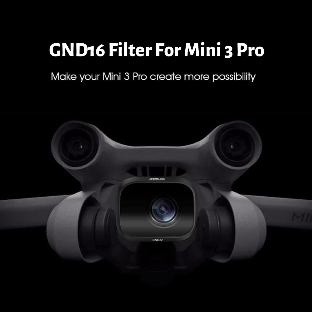 GND16 Filter for DJI Mini 3 Pro Light Weight with AGC Optical Glasses GetZget