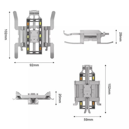 Led Height Extender for DJI Air 2/ Air 2S Night Flying Foldable Landing Gear Legs 