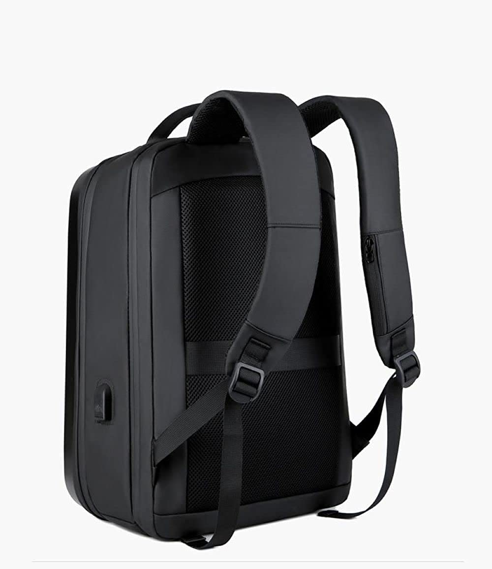 Hard Case Laptop Backpack with Charging Port and Number Lock (view 2)