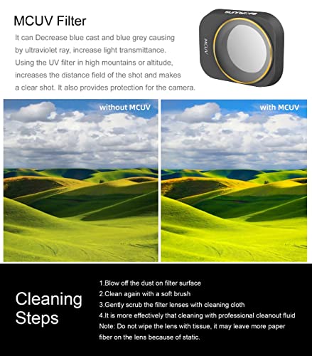 Filters 6 in 1 Set For Dji mini 3 Pro Nd Filters MCUV+CPL+ND4+ND8+ND16+ND32 Filters accessories GetZget