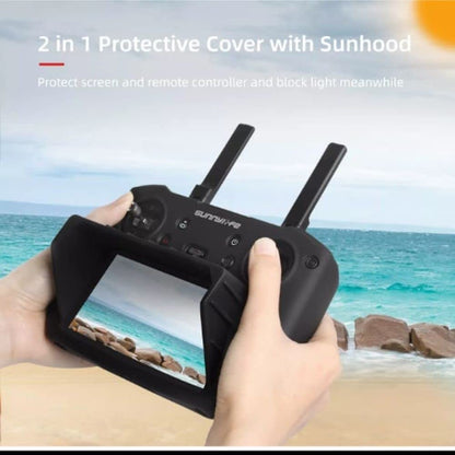 Sunnylife Silicone Cover with Sunshade Hood Compatible with DJI Smart Controller RC pro for DJI Mavic 3 GetZget