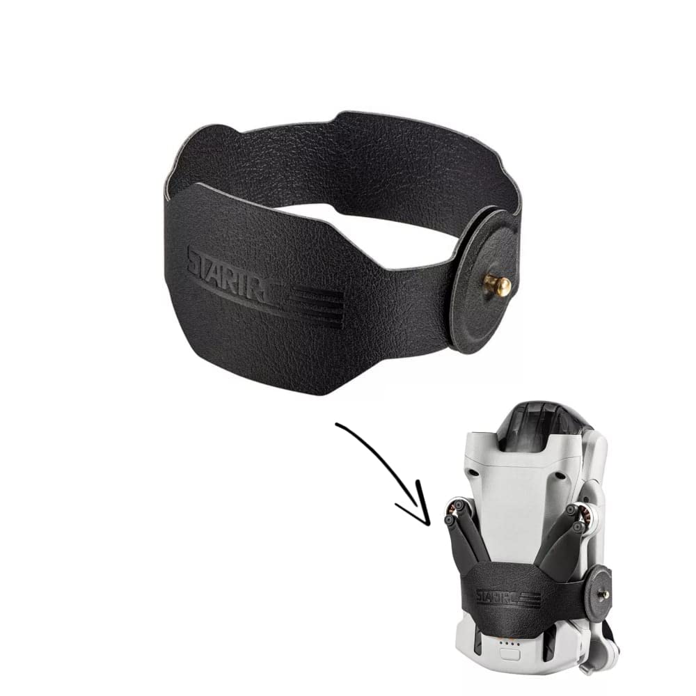 PU Leather Propeller Holder Strap for DJI Mini 3 Pro