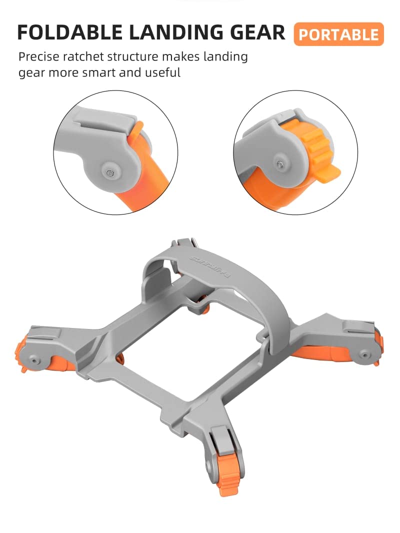 Height Extender For DJI Mini 3 Pro Spider Landing Gear Foldable Accessories GetZget