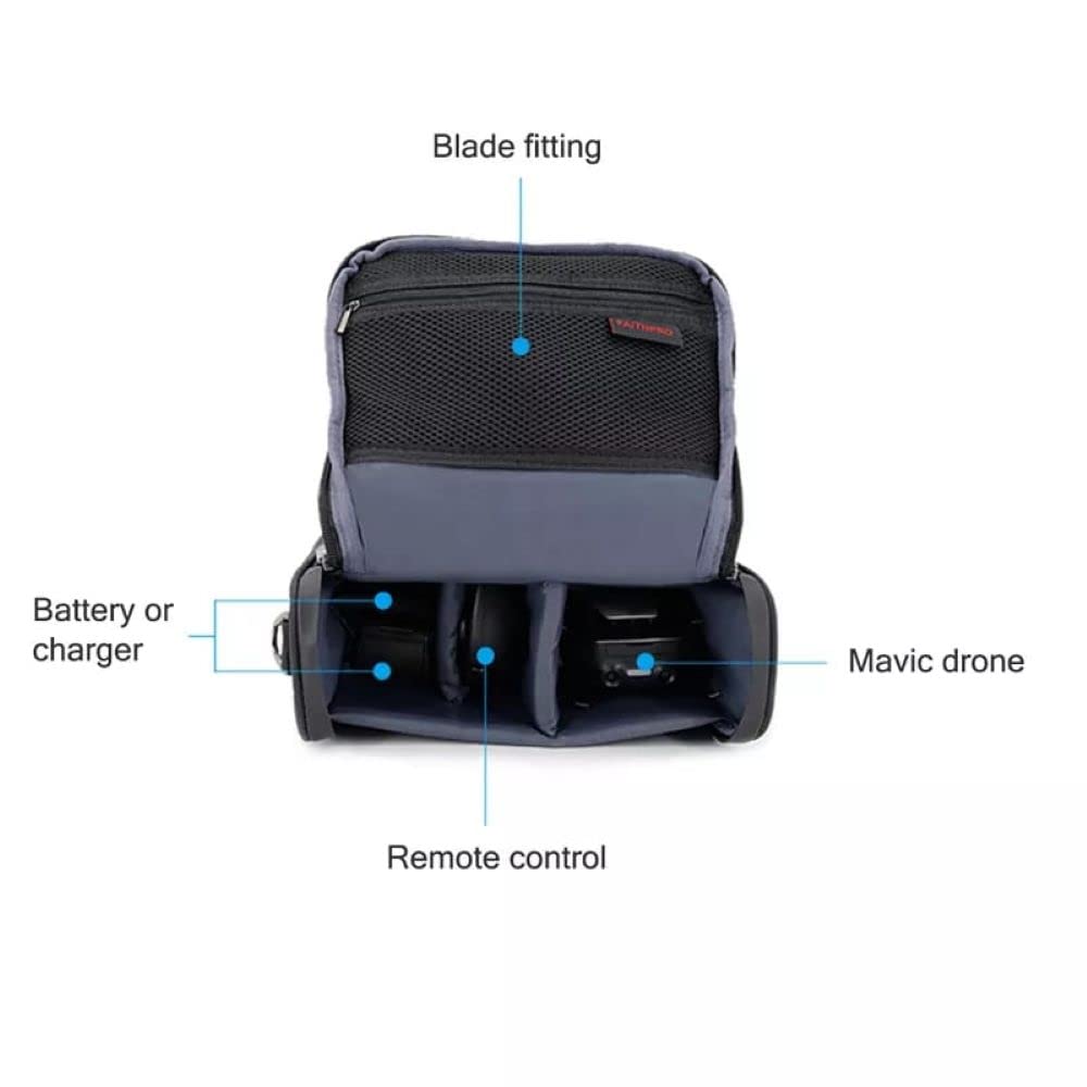 Carrying Case Bag For DJI Mavic Air/ DJI Mavic Pro/ DJI Mavic 2 Pro/ Zoom/ DJI Mavic Mini Protective Soft Compact Carry Case Shoulder Bag GetZget