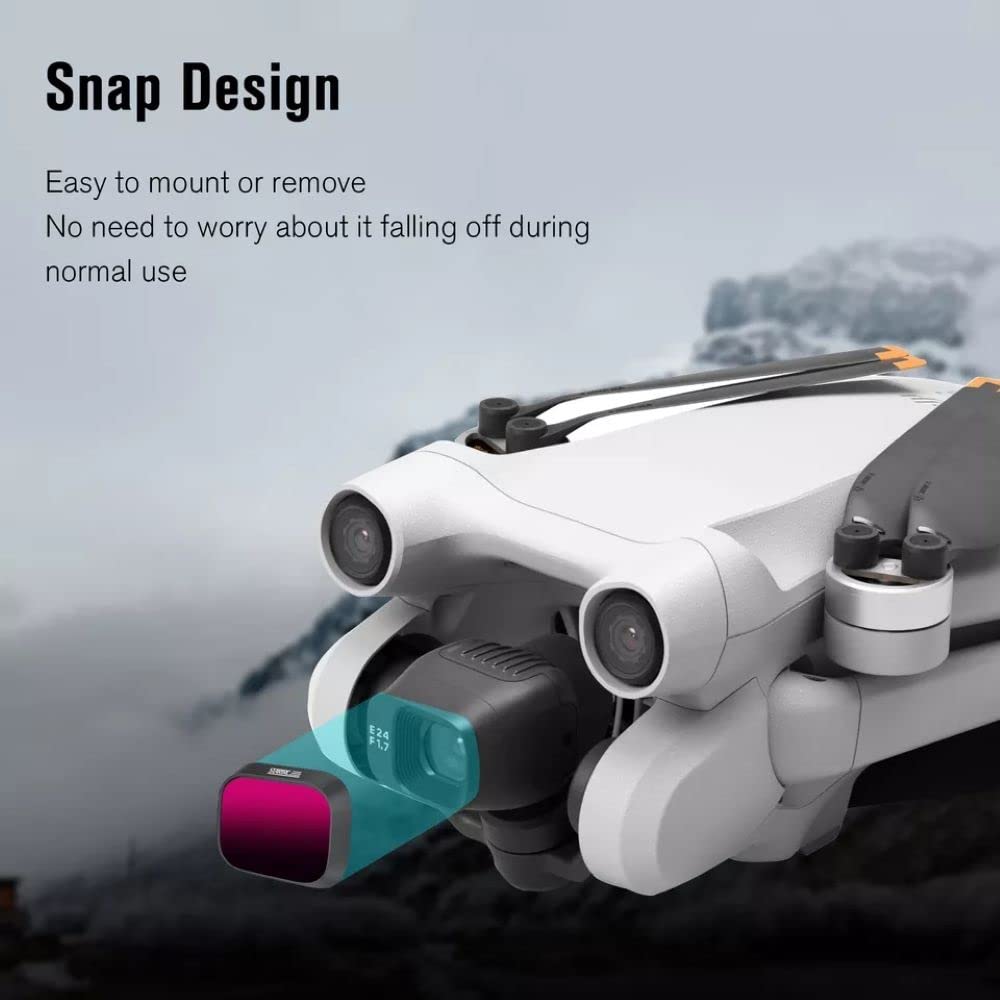 3-in-1 ND Filter Set for DJI Mini 3 Pro (ND16, ND64, ND256) (view 8)