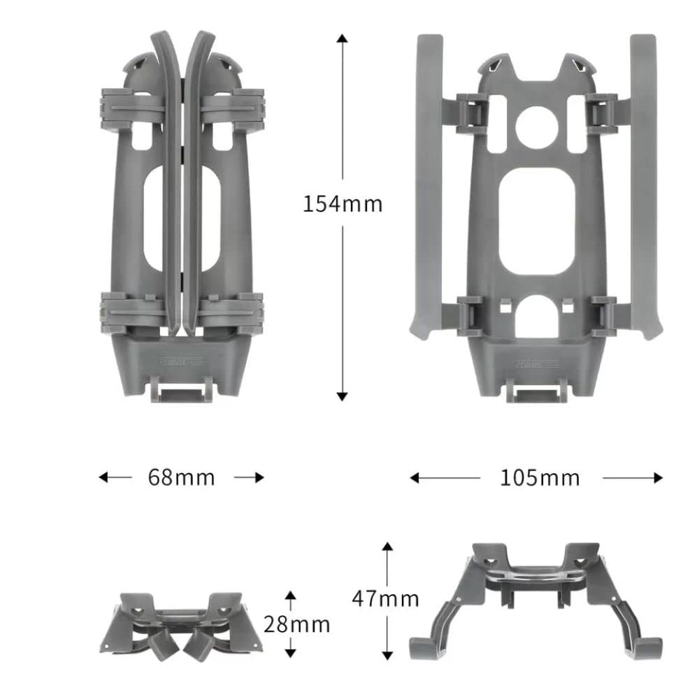 Foldable Landing Gear Height Extender for DJI Mavic 2 Pro and Mavic 2 Zoom (view 5)