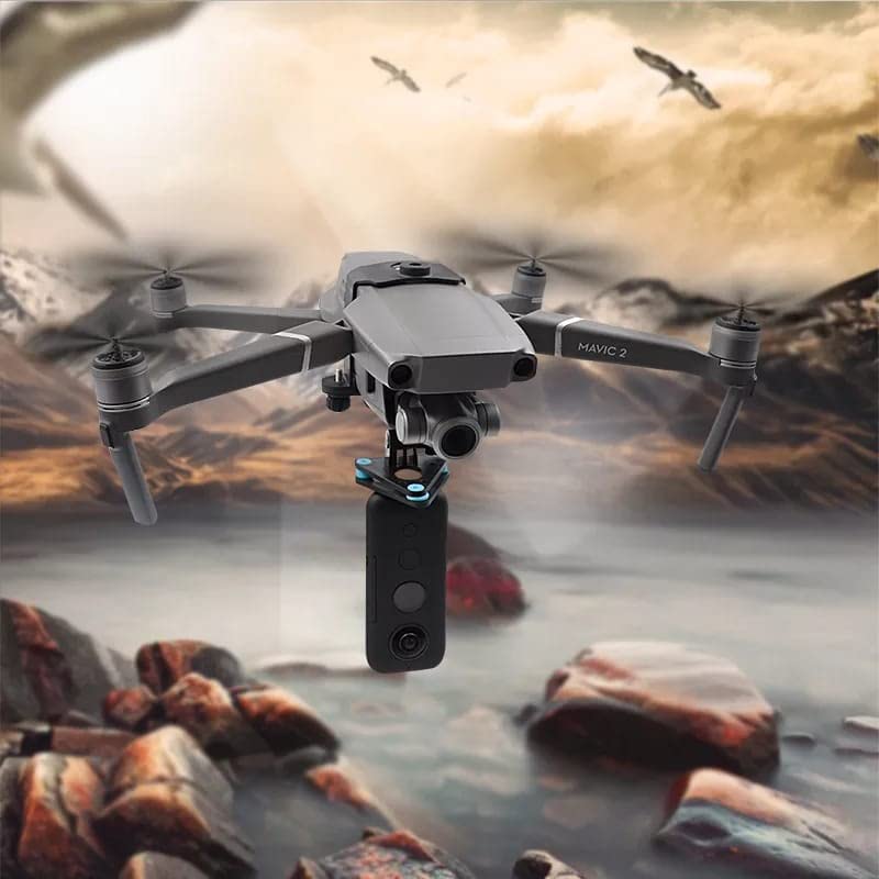 Action Camera Mount for DJI Mavic 2 Pro/Zoom (GoPro, Osmo Action, Insta360) (view 4)