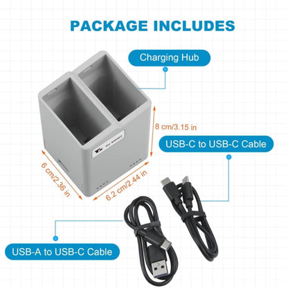 Charging Hub for DJI Mini 3 Pro Two Way Quick Charge 3.0 Compact and Lightweight Charger Accessories GetZget