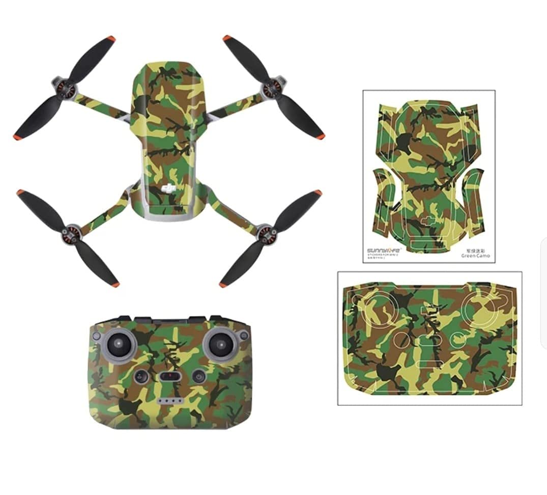 Scratch-Proof Vinyl Skin Sticker for DJI Mini 2 Drone and Remote Controller (view 7)