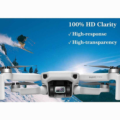 Tempered Glass Lens Screen Protector for DJI Mavic Mini / DJI Mini 2/ Mini SE Drone 9H Hardness Tempered Glass Lens Anti-Scratch[2 Glasses] GetZget
