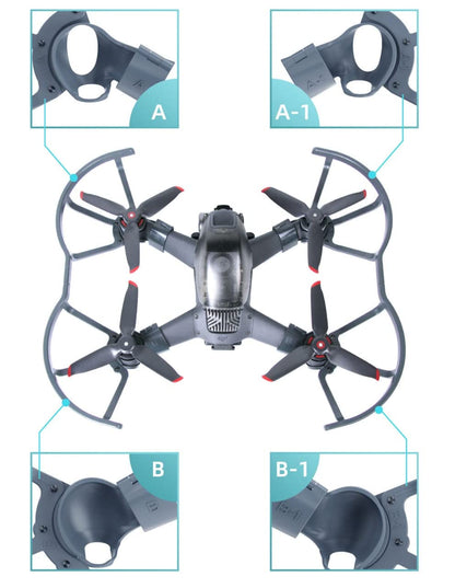 Propeller Guard for DJI FPV Propeller Protective Guard Accessories GetZget
