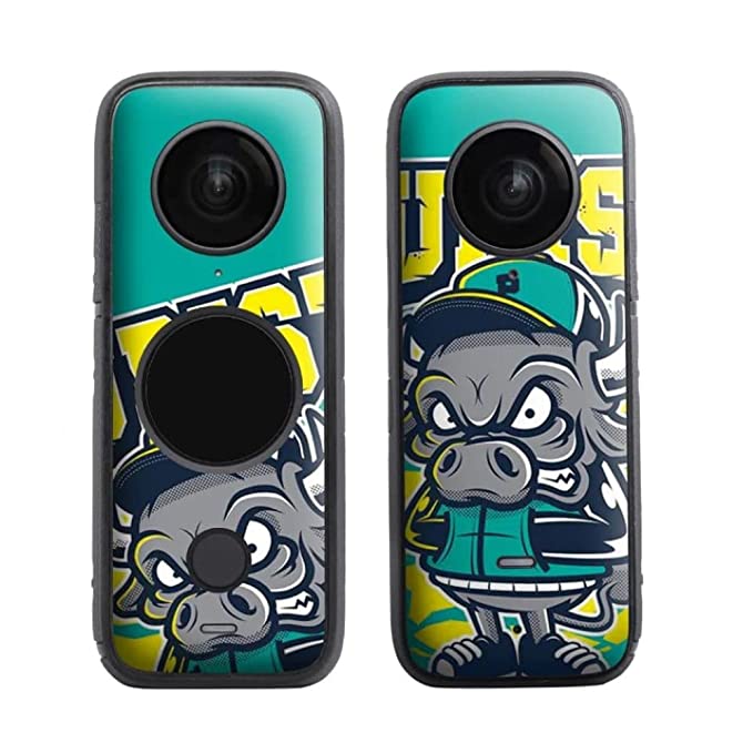 Sunnylife Stickers for insta360 One X2 Decals PVC Skin Combo Set 2 Different Skins in a Pack GetZget