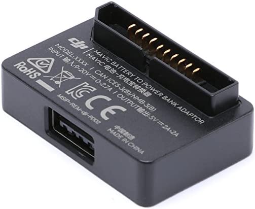 DJI Mavic AIR Part 5 Battery to Power Bank Adapter - Black GetZget