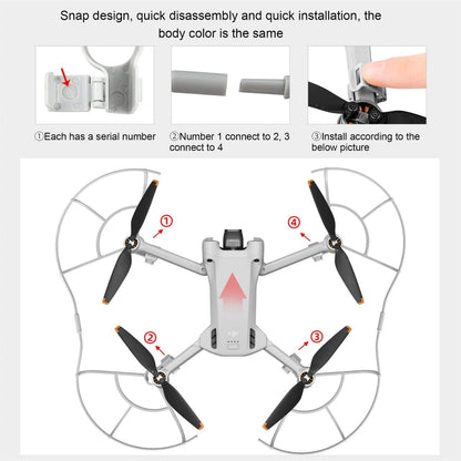 Propellers Guard For DJI Mini 3 Pro Props Guard Protection Accessories GetZget