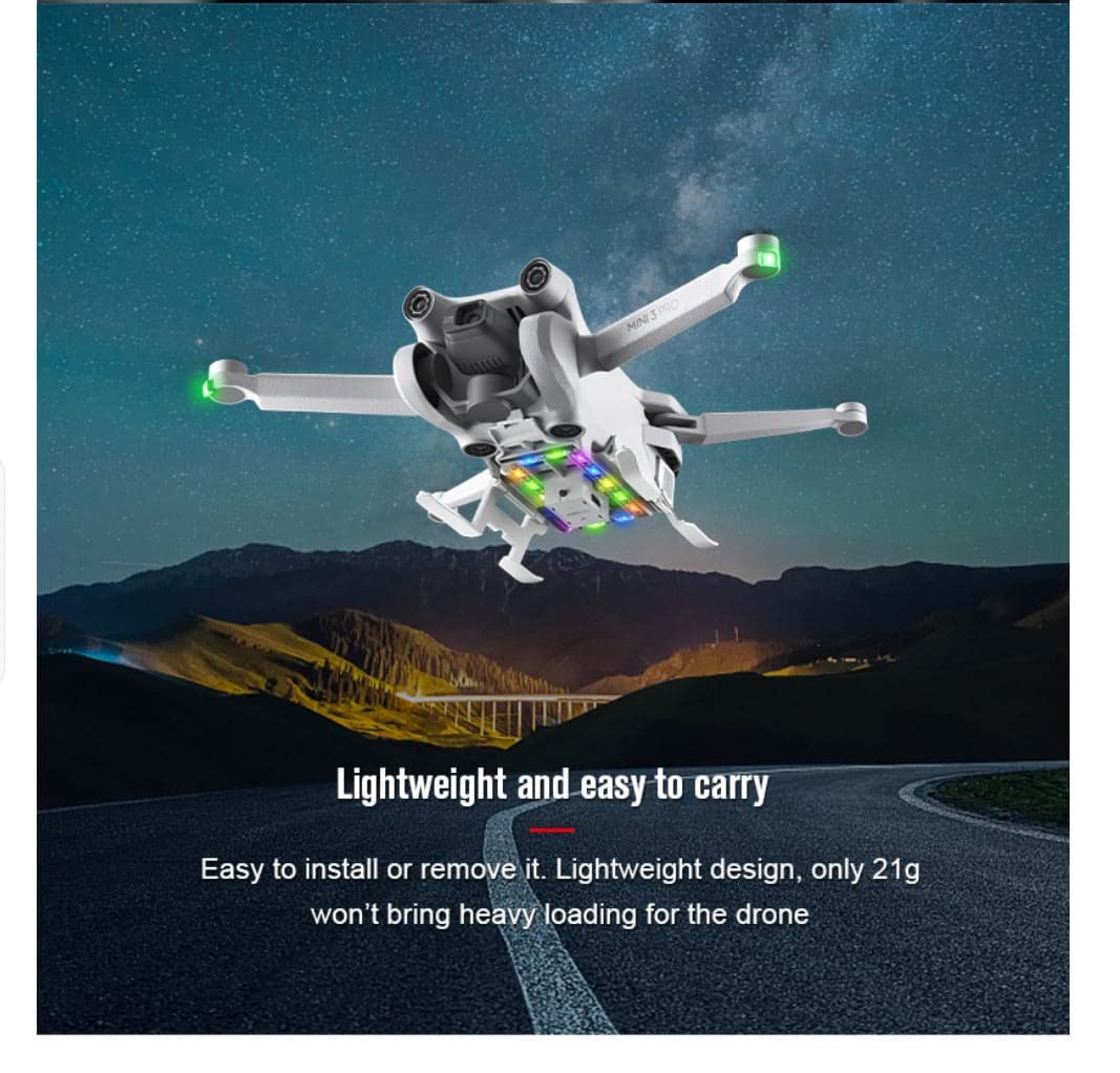 Led Height Extender for DJI Mini 3 Pro Night Fly Led Landing Gear Accessories GetZget