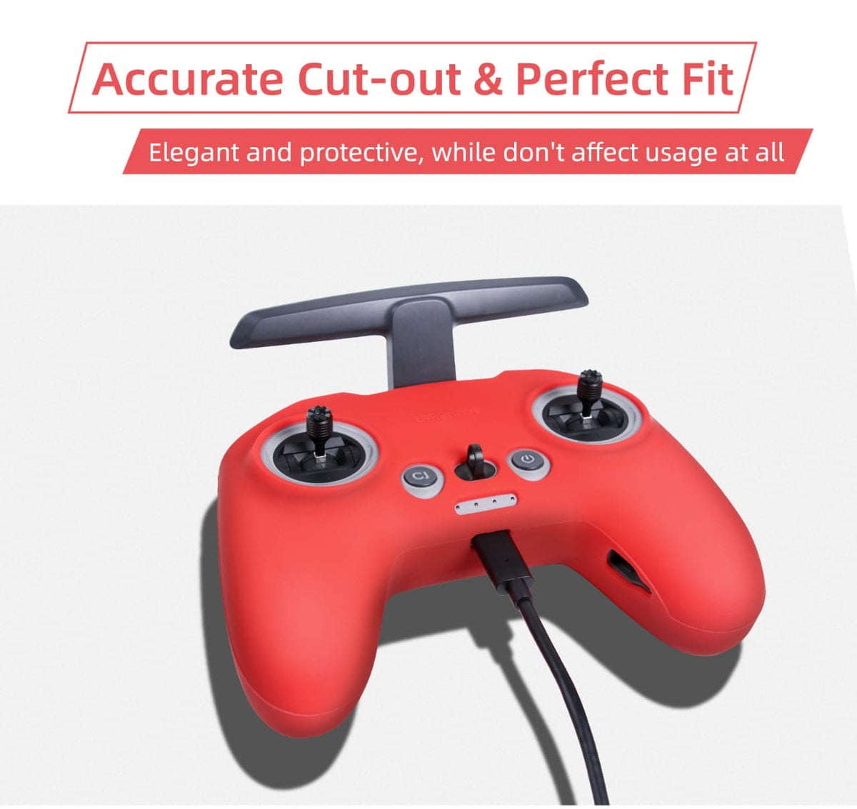 Silicone Cover for DJI FPV/DJI Avata Remote Controller-2, Scratchproof/ Dustproof Protective Cover