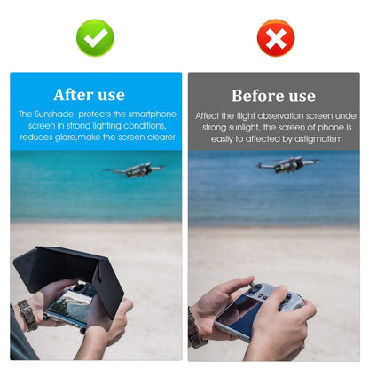 Sun Shade Sunhood for DJI Mini 3 Pro/ Mavic 3 Classic Remote Control Protective Accessories GetZget