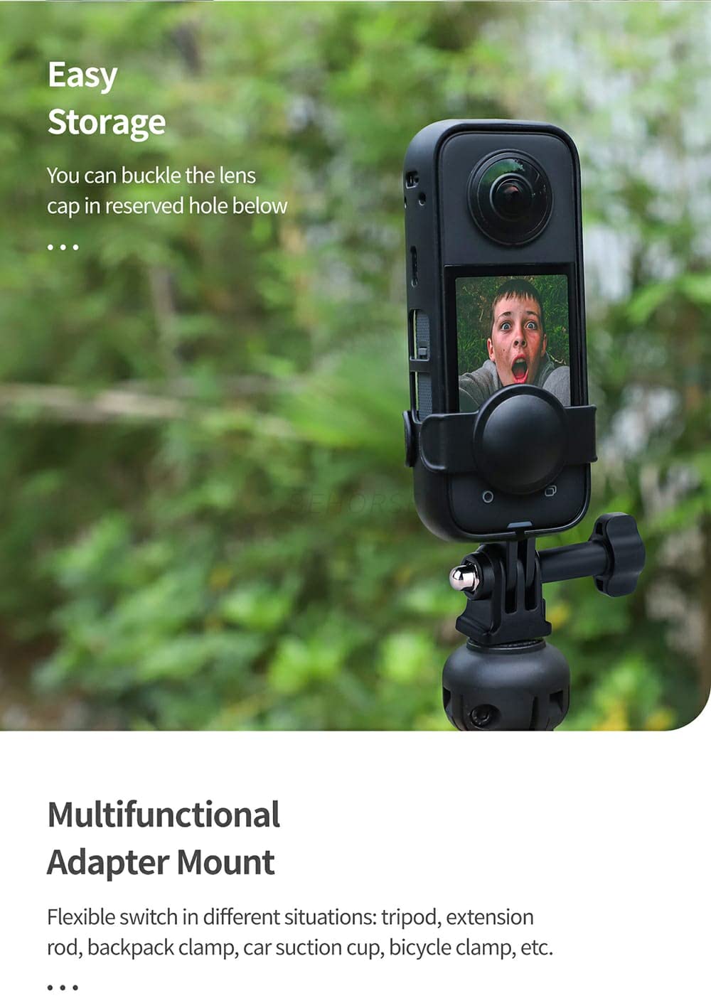 Protective Bracket for Insta360 One X3 Action Camera (view 4)