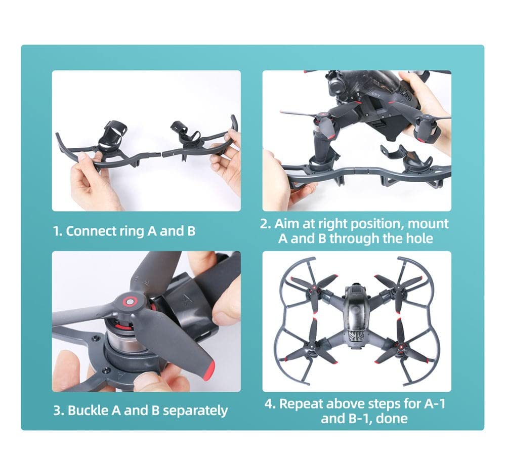 Propeller Guard for DJI FPV Propeller Protective Guard Accessories