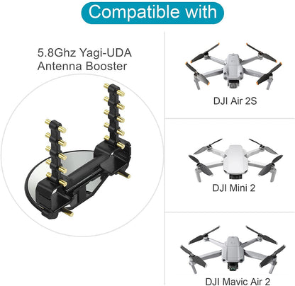 2 in 1 Parabolic Yagi Antenna Range Extender Signal Booster for DJI RC-N1/N2/N3 Drone Accessories GetZget